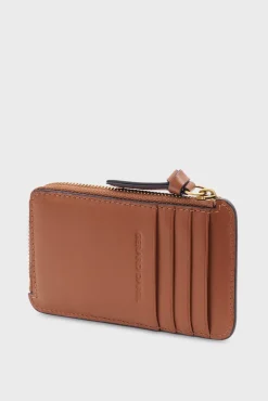 Outlet Cardholder in plain leather - CARDHOLDER Leather Goods