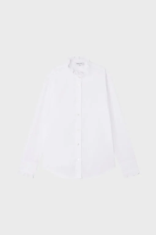 Clearance CHEMISE - Romantic poplin shirt Shirts & Blouses|Suits & Outfits