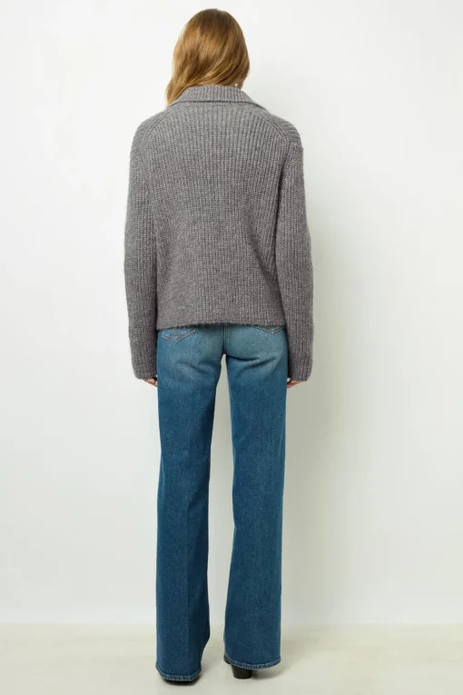 Sale Chunky knit collar cardigan - JOESSE Knitwear