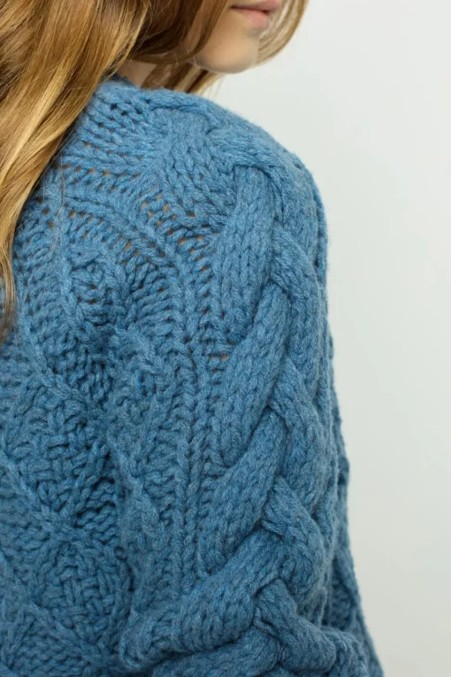 Hot Chunky twisted sweater - JORDANA Knitwear