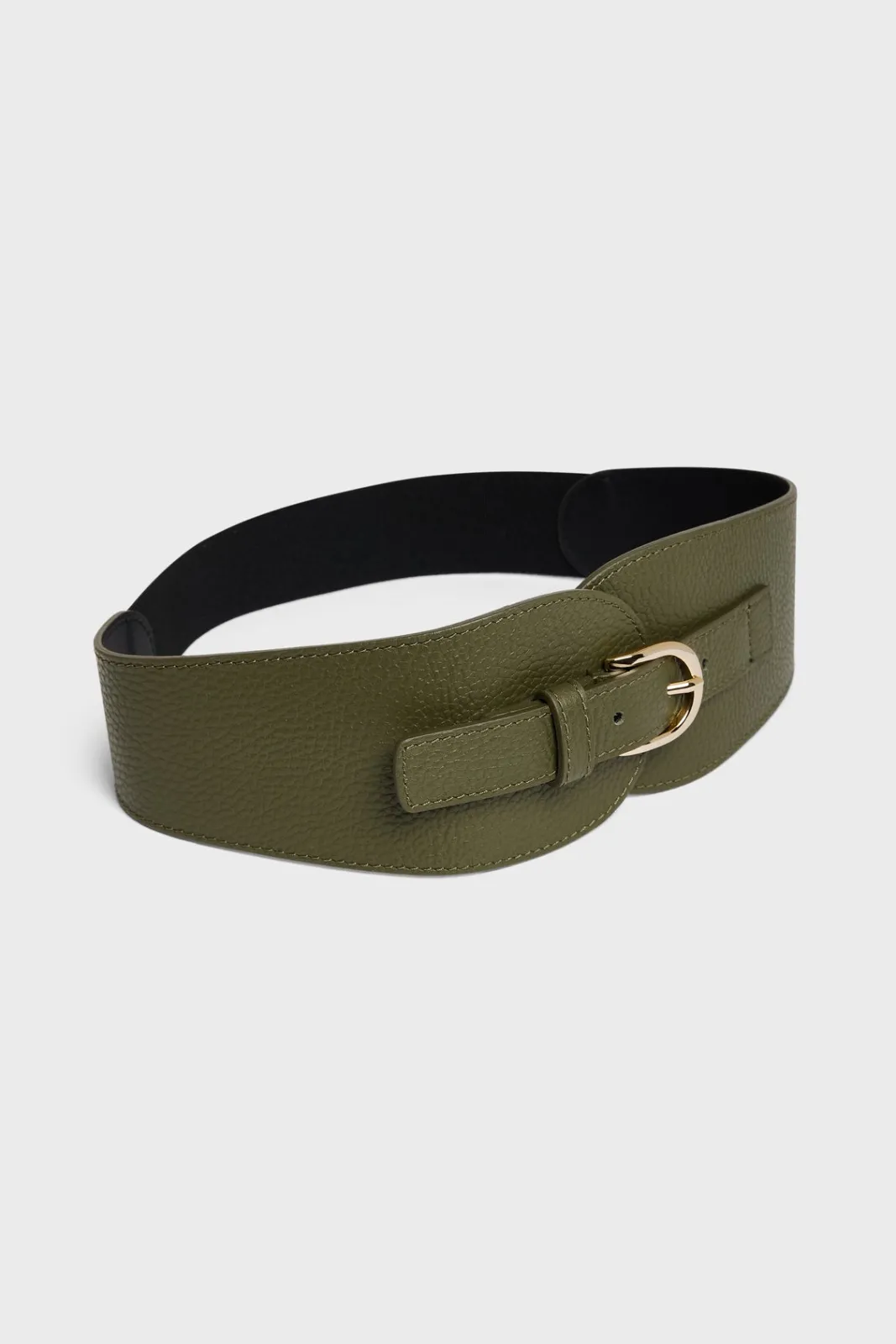 Hot Corseted belt in leather - OLYMPE Belts