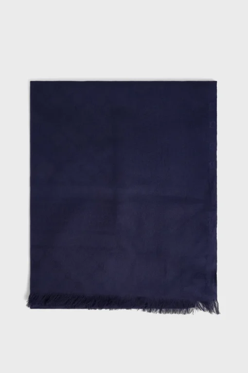 Sale Cotton and modal scarf with monogram - DOMITILLE Scarves