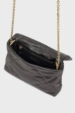 Online Crossbody bag in quilted metallized leather - LE FANNY The Fanny Bag|Shoulder Bags