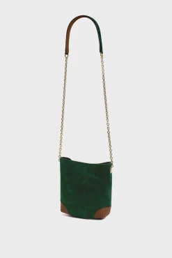 Fashion Crossbody bag in suede leather - LE MINI