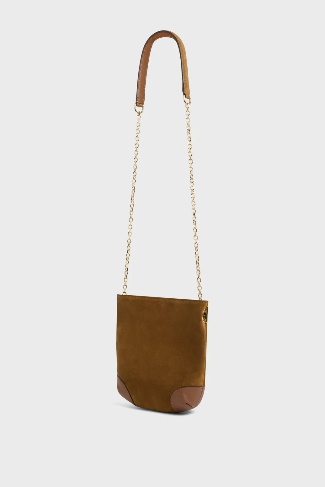 Best Crossbody bag in suede leather - LE MINI CHARLOTTE Shoulder Bags|Bucket Bags