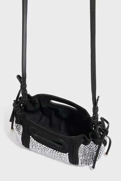 Best Crossbody bag in suede"])self.__next_f.push([1," leather with strass - MICRO DANY Shoulder Bags