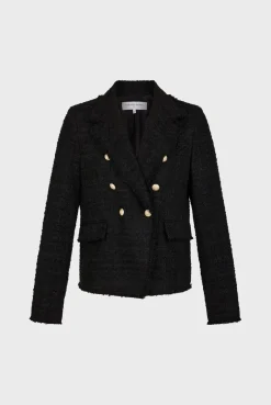 Outlet Double-breasted tweed blazer - MYLA Jackets