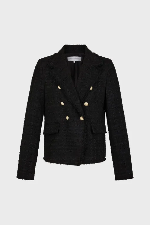 Outlet Double-breasted tweed blazer - MYLA Jackets