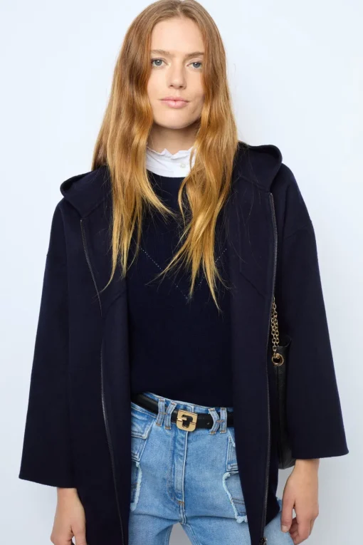 Hot Double-face wool cape - NESRYNN Coats