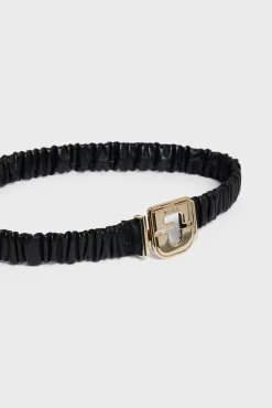 Online Elasticated leather belt - LE RITA Belts