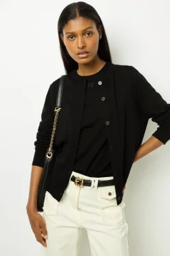 Fashion Fine wool cardigan - JUSTINE Knitwear