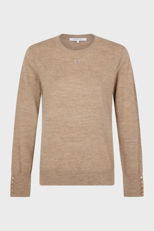 Discount Fine wool round neck sweater - JADE Knitwear