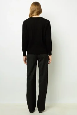 Best Fine wool sweater with rhinestone - JOSETTE Knitwear