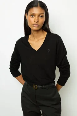 Clearance Fine wool V-neck sweater - JULIETTE Knitwear