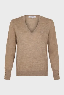 Clearance Fine wool V-neck sweater - JULIETTE Knitwear