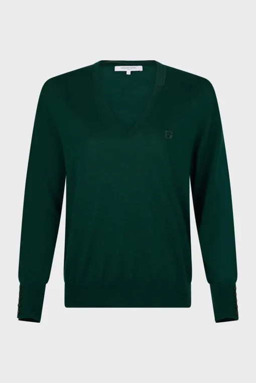 Clearance Fine wool V-neck sweater - JULIETTE Knitwear