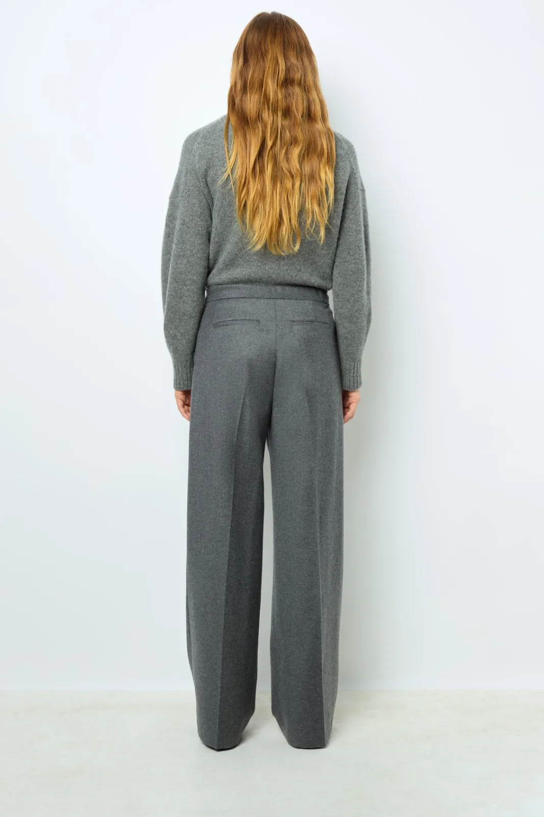 Hot Flannel straight cut pants - NIA Trousers|Suits & Outfits