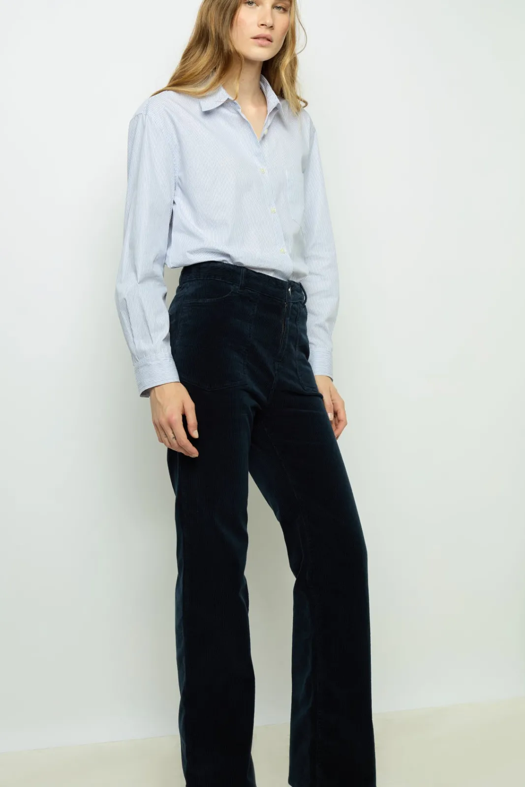 Clearance Flared corduroy pants - NAZIA Trousers