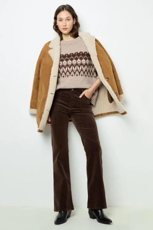 Clearance Flared corduroy pants - NAZIA Trousers