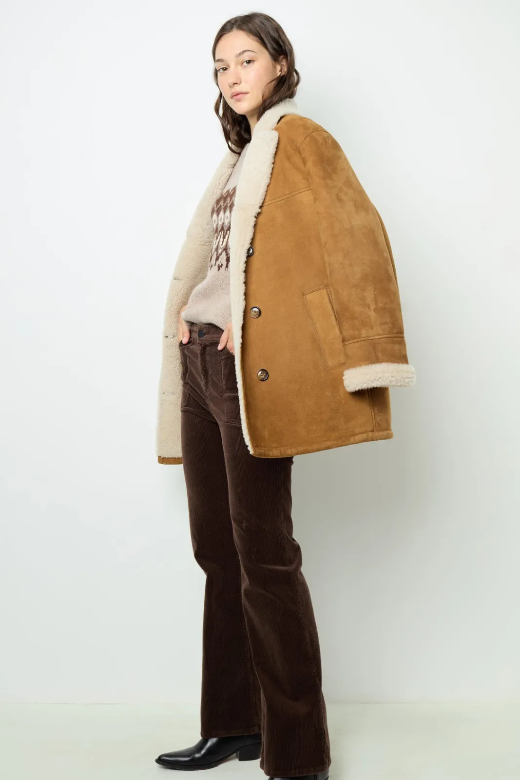 Clearance Flared corduroy pants - NAZIA Trousers