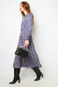 Sale Floral midi dress - SAMIRA Dresses