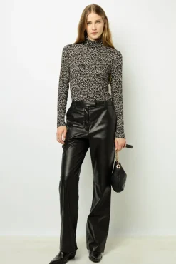 Fashion Floral turtleneck sweater - AURELIE Tops & T-Shirts