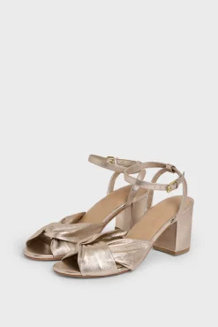 Best Gold heeled sandals - BETH Shoes