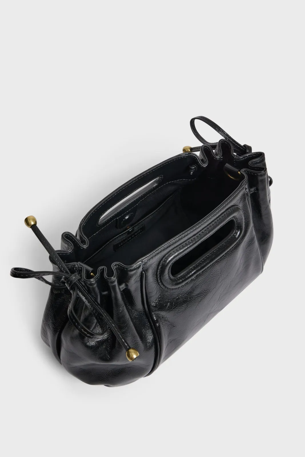 Best Handbag in crumpled leather - MINI DANY Shoulder Bags