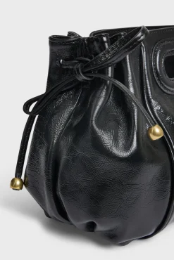 Best Handbag in crumpled leather - MINI DANY Shoulder Bags