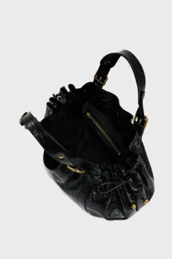 New Handbag in crumpled leather - 24H The Iconic 24H|Handbag