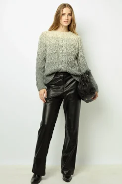 Outlet Handbag in leather - 24H Knitwear