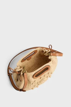 Sale Handbag in raffia - MINI DANY Shoulder Bags