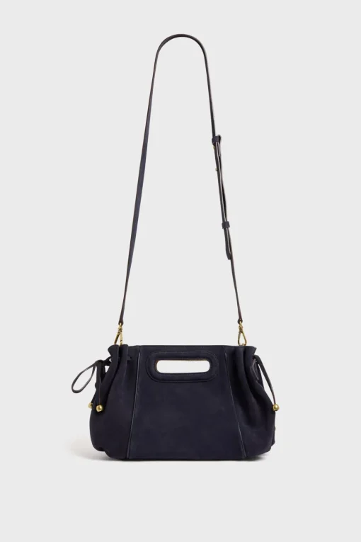 New Handbag in sue"])self.__next_f.push([1,"de leather metallic inside - MINI DANY Shoulder Bags