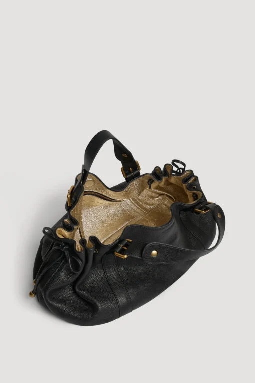 New Handbag "])self.__next_f.push([1,"in grainy leather metallic inside - 24H The Iconic 24H|Handbag