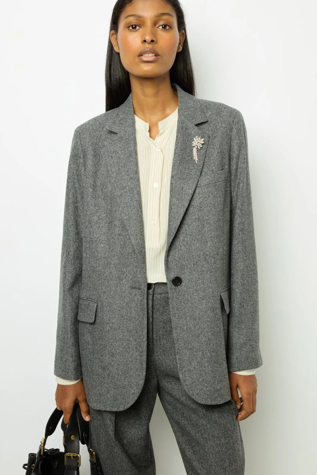 Online Herringbone blazer - MELANIE Jackets|Suits & Outfits