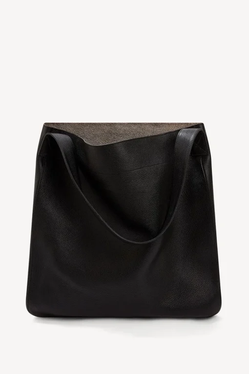 Outlet Hobo bag in grainy leather metallic inside - LADY Handbag