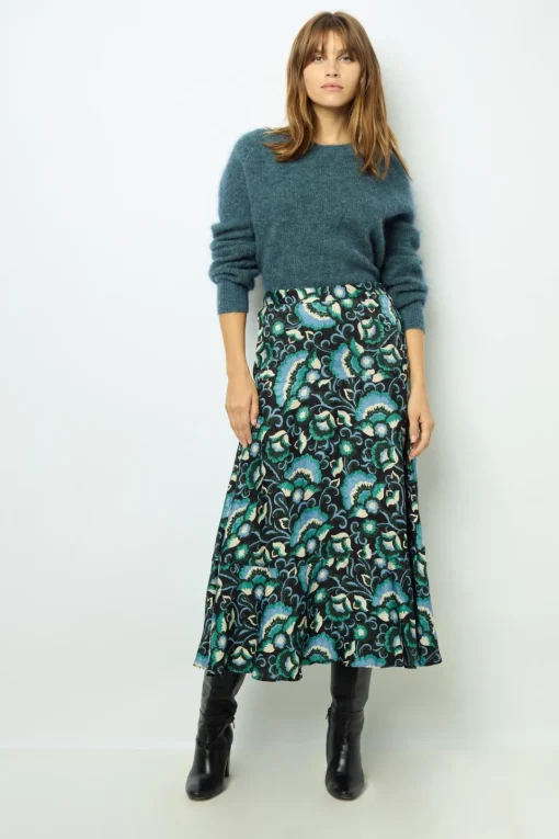 Discount Jacquard print midi skirt - CATHERINA Skirts