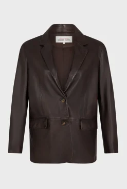 Clearance Lamb leather blazer - BEA Leather & Pelts