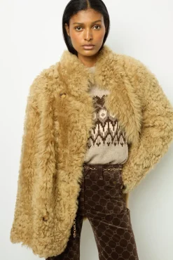 Online Lamb wool short coat - LIOUBA Leather & Pelts