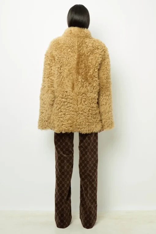 Online Lamb wool short coat - LIOUBA Leather & Pelts
