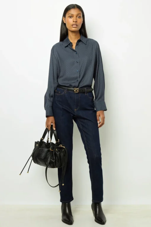 Fashion Leather signature belt - LE LAUREN Shirts & Blouses