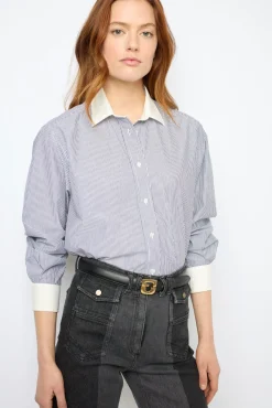 Clearance Leather signature belt - LE LAUREN Shirts & Blouses