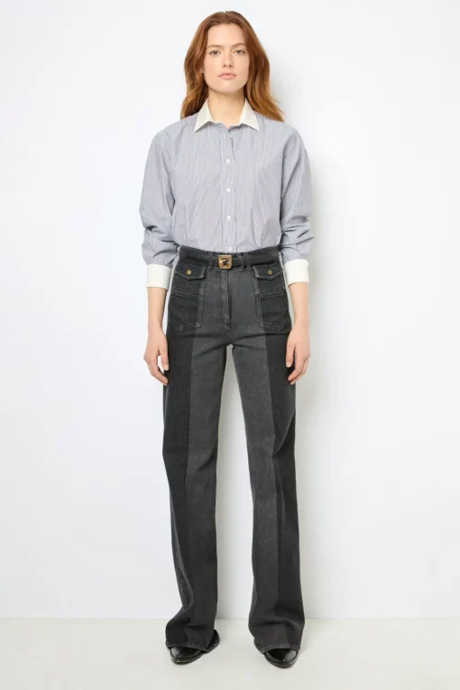 Clearance Leather signature belt - LE LAUREN Shirts & Blouses