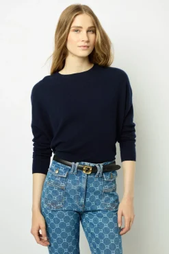 Clearance Loose cashmere round neck sweater - JAZMINE Knitwear