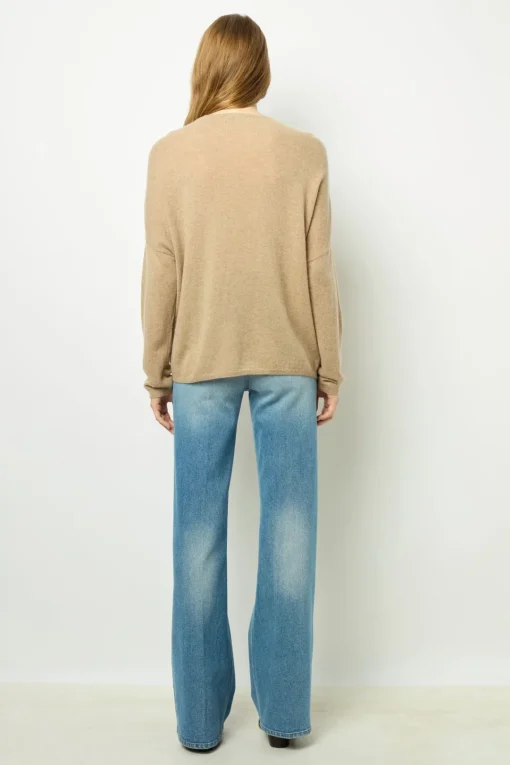 Fashion Loose cashmere round neck sweater - JAZMINE Knitwear