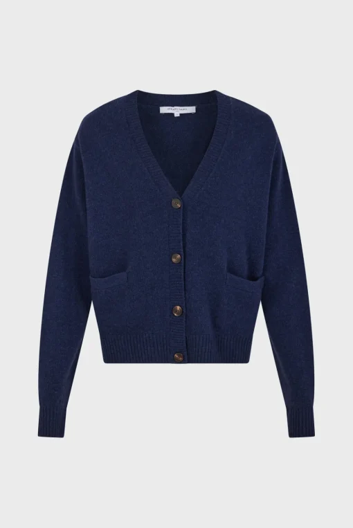 Hot Loose-fitting V-neck cardigan - JEANETTE Knitwear