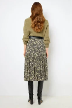 Online Midi floral skirt - DAMYA Skirts