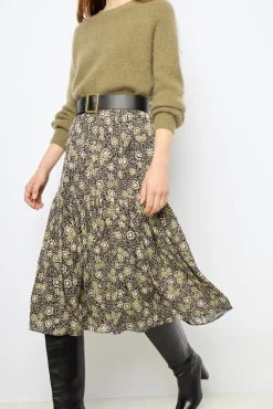 Online Midi floral skirt - DAMYA Skirts
