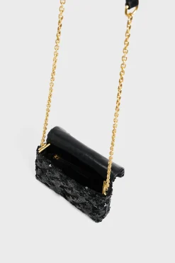 Discount Mini crossbody bag in sequin -