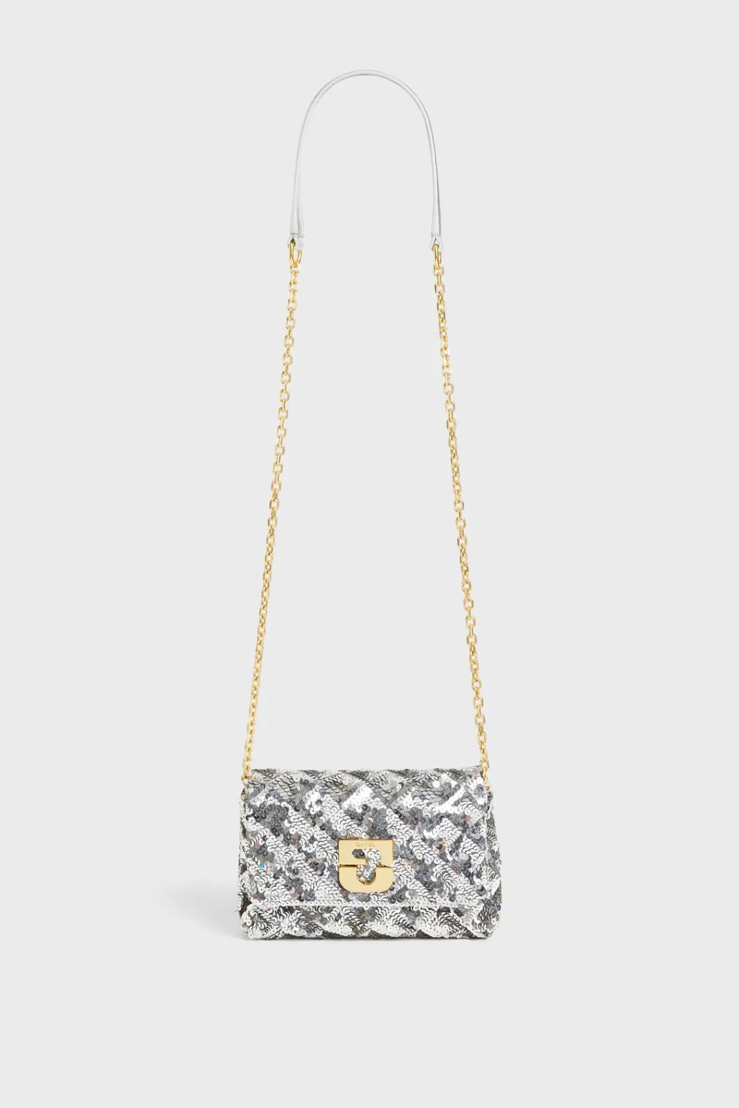 Outlet Mini crossbody bag in sequin - LE MINI FANNY The Fanny Bag|Shoulder Bags